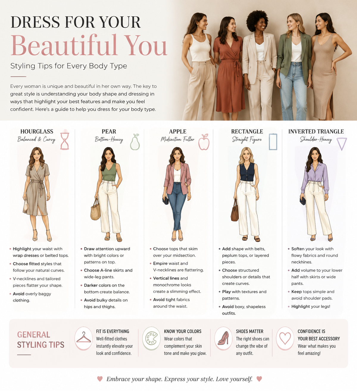 How to Dress for Your Body Type: A Practical Guide for Every Shape
