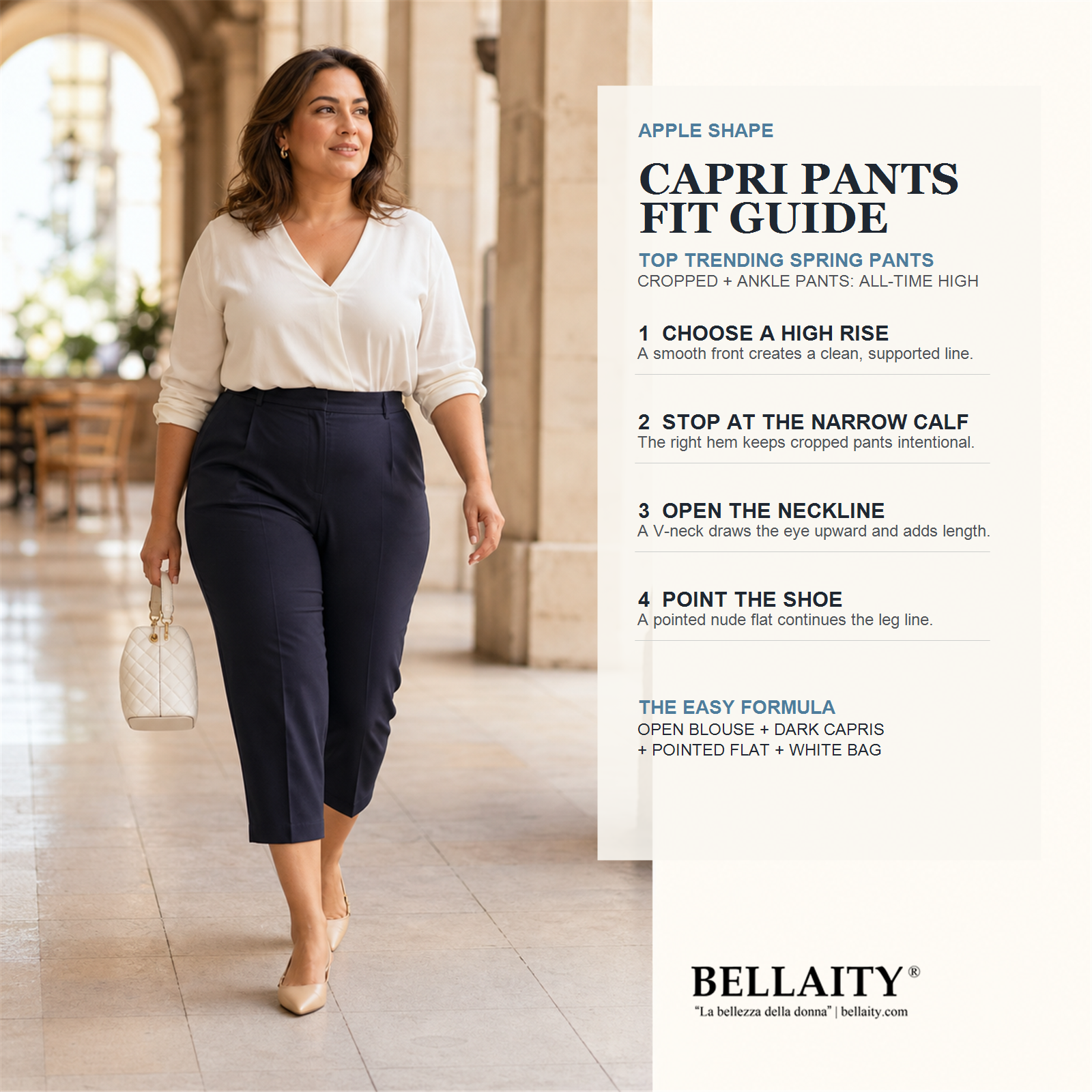 How to Wear Capri Pants for an Apple Body Shape: The 2026 Fit and Outfit Guide